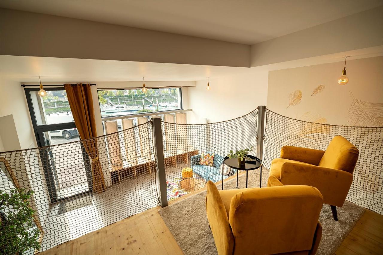 Loft De Luxe Le Chic, Grand Jacuzzi, Vue Port De Plaisance Apartment Saint-Valery-en-Caux Ngoại thất bức ảnh